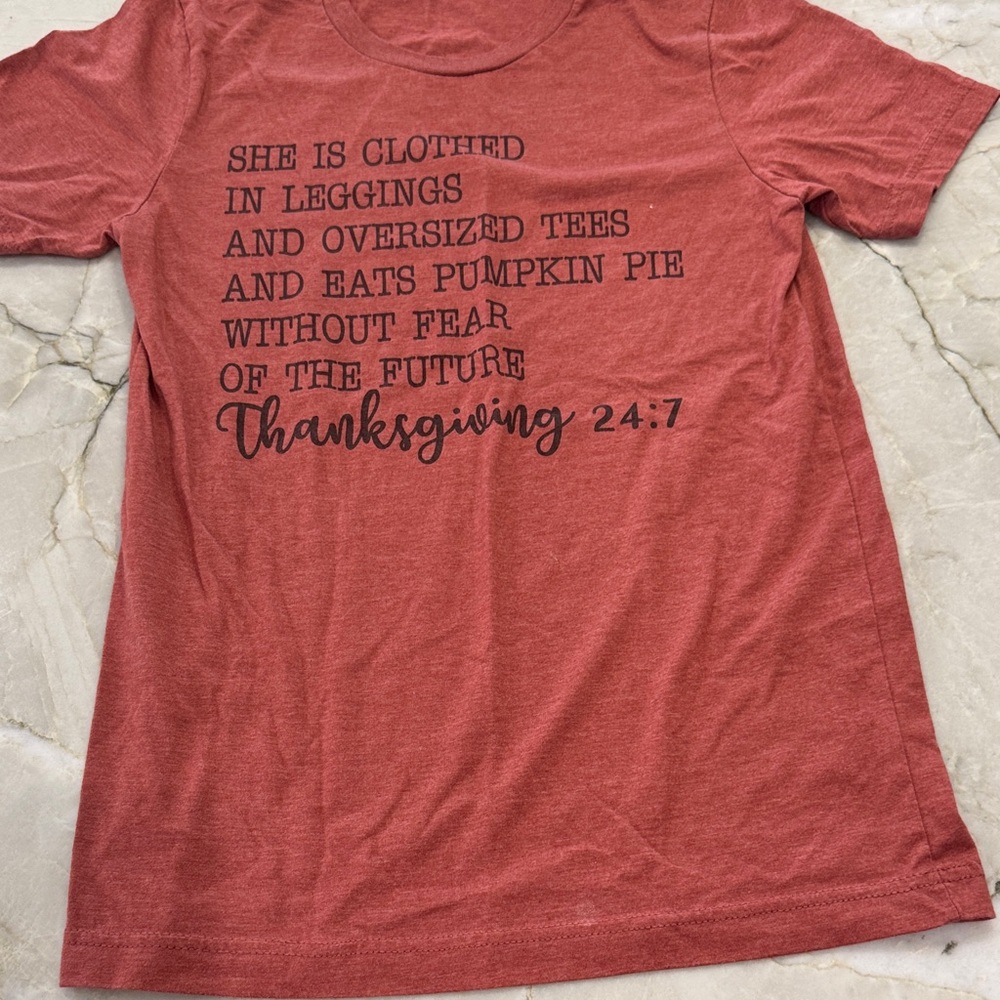 Bella Canvas Rust T-Shirt